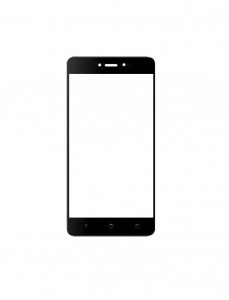 Replacement Front Glass For Myphone My86 Dtv Black By - Maxbhi.com