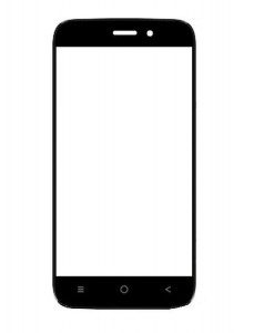 Replacement Front Glass For Plum Axe 4 Black By - Maxbhi.com