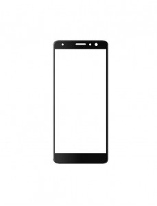 Replacement Front Glass For Energizer Power Max P490s Black By - Maxbhi.com