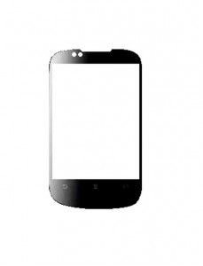 Replacement Front Glass For Mts Mtag 3.1 Sp101 Black By - Maxbhi.com