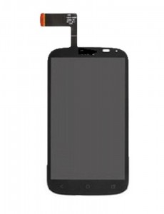 LCD with Touch Screen for HTC Desire XC - Black