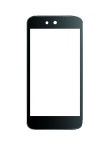 Replacement Front Glass For Spice Android One Dream Uno Mi498 Black By - Maxbhi.com