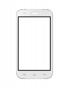 Replacement Front Glass For Micromax A115 Canvas 3d White By - Maxbhi.com