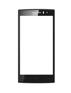 Replacement Front Glass For Xolo Q1020 Black By - Maxbhi.com