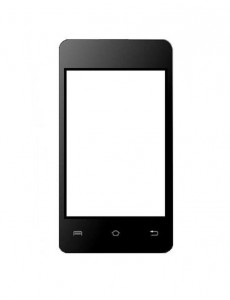Replacement Front Glass For Lava Iris 350m White By - Maxbhi.com