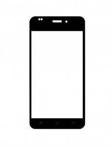 Replacement Front Glass For Karbonn Titanium Hexa Black By - Maxbhi.com