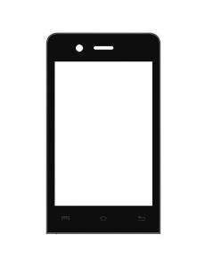Replacement Front Glass For Lava Flair E2 White By - Maxbhi.com
