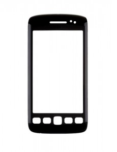 Replacement Front Glass For Blackberry Torch 9850 Black By - Maxbhi.com