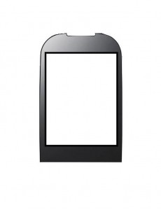 Replacement Front Glass For Samsung I5500 Corby Smartphone Black By - Maxbhi.com