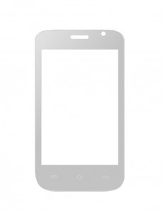 Replacement Front Glass For Karbonn Alfa A110 White By - Maxbhi.com