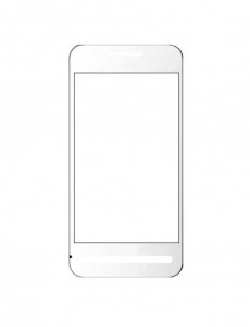 Replacement Front Glass For Spice S7000 Black By - Maxbhi.com
