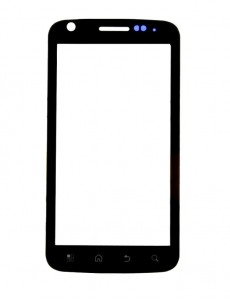 Replacement Front Glass For Motorola Atrix 4g Cdma Black By - Maxbhi.com
