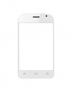 Replacement Front Glass For Zen Ultrafone 306 Play White By - Maxbhi.com