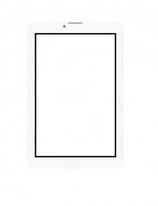 Replacement Front Glass For Blu Touchbook M7 Pro White By - Maxbhi.com