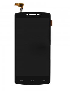 LCD with Touch Screen for Prestigio Multiphone 5550 Duo - Black