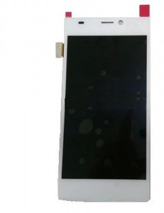 LCD with Touch Screen for QMobile Noir Z6 - White