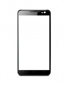 Replacement Front Glass For Lava Iris 504q White By - Maxbhi.com