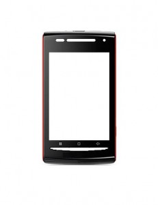 Replacement Front Glass For Sony Ericsson W8 Black By - Maxbhi.com