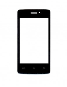 Replacement Front Glass For Iball Andi4 Ips Gem Black By - Maxbhi.com