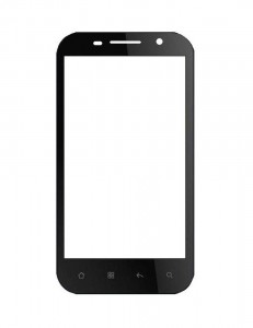 Replacement Front Glass For Videocon A51 Black By - Maxbhi.com