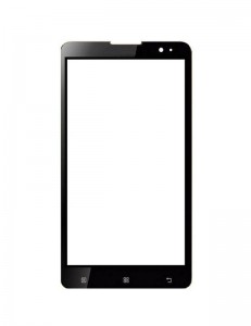 Replacement Front Glass For Lenovo Golden Warrior S8 Black By - Maxbhi.com