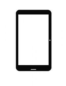 Replacement Front Glass For Bsnl Penta Ws708c 2g Black By - Maxbhi.com