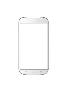 Replacement Front Glass For Byond Tech B65 White By - Maxbhi.com