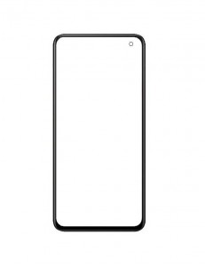 Replacement Front Glass For Vivo X30 Black By - Maxbhi Com