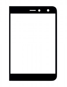 Touch Screen Digitizer For Microsoft Surface Duo Black By - Maxbhi Com