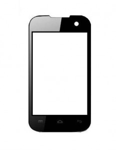 Replacement Front Glass For Spice Smart Flo Glam Mi357 White By - Maxbhi Com