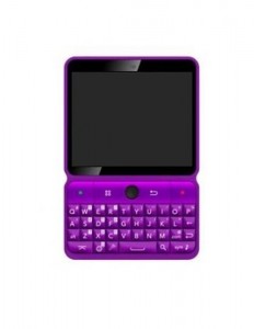 Lcd With Touch Screen For Huawei U8300 Purple By - Maxbhi.com