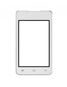 Replacement Front Glass For Lava Iris 349 Plus White By - Maxbhi.com
