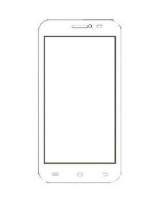 Replacement Front Glass For Hpl Platinum A50 White By - Maxbhi.com