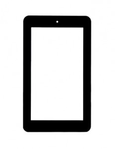 Replacement Front Glass For Hp Slate 7 8gb Wifi Red By - Maxbhi.com