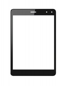 Replacement Front Glass For Tecno Phantom Pad Ii G9 White By - Maxbhi.com