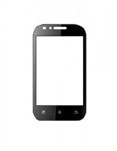 Replacement Front Glass For Celkon A89 Black By - Maxbhi.com