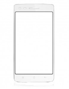 Replacement Front Glass For Oppo U701 Ulike White By - Maxbhi.com