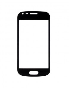 Replacement Front Glass For Samsung Galaxy S Duos S7568 Black By - Maxbhi.com