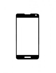 Replacement Front Glass For Lg Optimus F7 Us780 Black By - Maxbhi.com