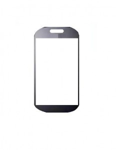 Replacement Front Glass For Lg Cookie Glide Gt350i White By - Maxbhi.com