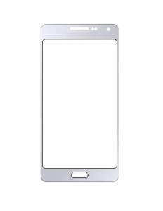 Replacement Front Glass For Samsung Galaxy A3blue By - Maxbhi Com