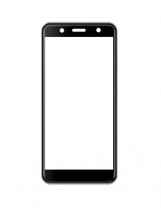 Replacement Front Glass For Yezz Max 1 White By - Maxbhi Com
