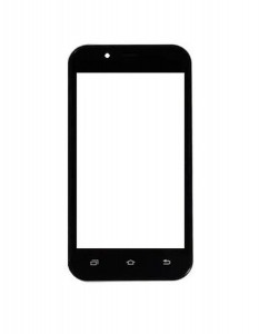 Replacement Front Glass For Bell Freedom 251 Black By - Maxbhi.com