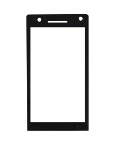 Replacement Front Glass For Sony Xperia Sl Black By - Maxbhi.com