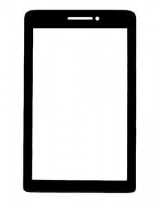 Replacement Front Glass For Lenovo S5000 3g Black By - Maxbhi.com