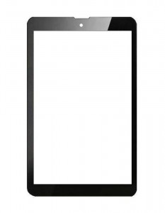Replacement Front Glass For Digiflip Pro Xt 712 Black By - Maxbhi.com