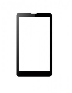 Replacement Front Glass For Spice Mi730 Black By - Maxbhi.com