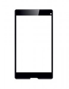Replacement Front Glass For Iball Slide Cuboid Black By - Maxbhi.com