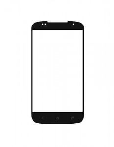 Replacement Front Glass For Celkon A62 Black By - Maxbhi.com