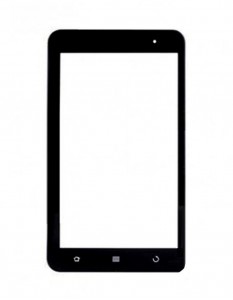 Replacement Front Glass For Zte Light Tab 2 V9a Black White By - Maxbhi.com